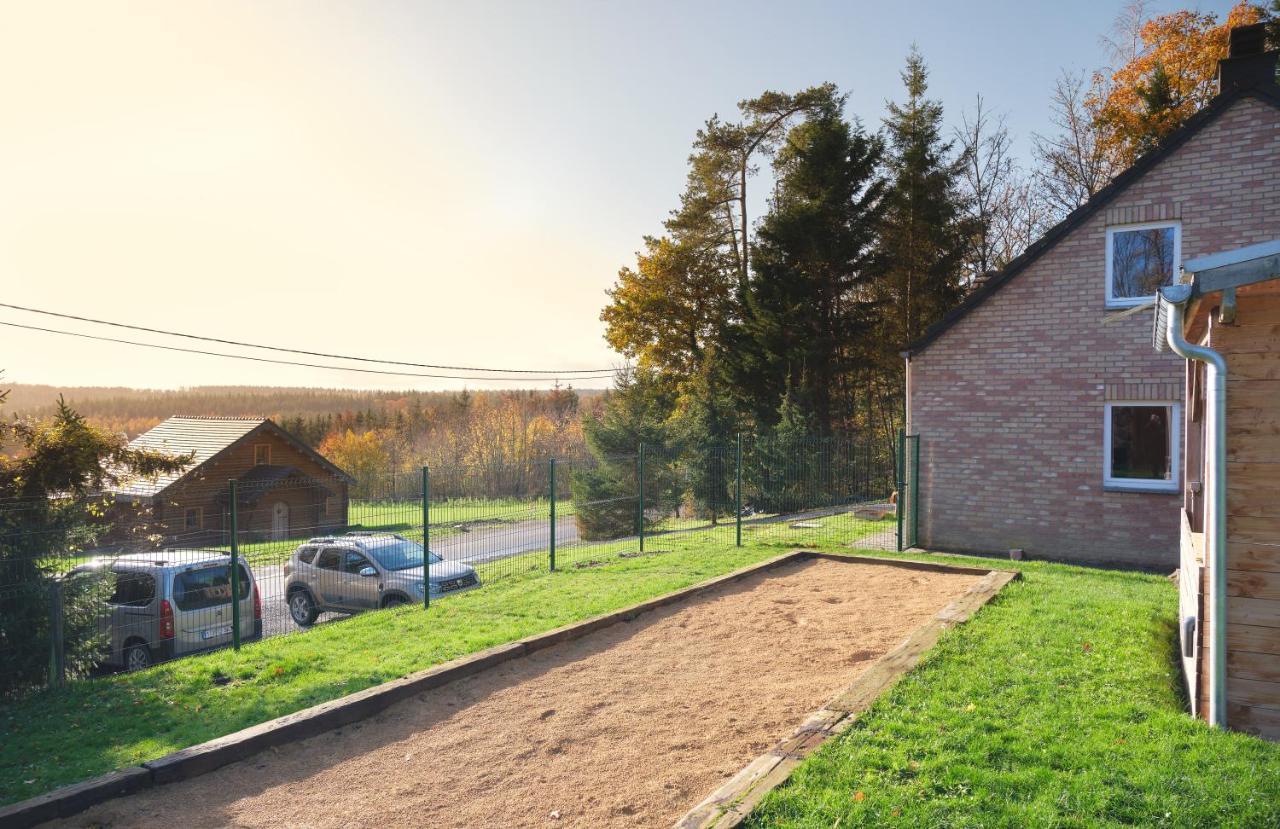 Villa Du bonheur met Sauna en Jacuzzi Somme-Leuze Extérieur photo