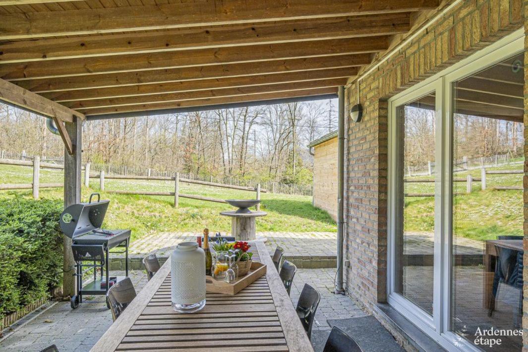 Villa Du bonheur met Sauna en Jacuzzi Somme-Leuze Extérieur photo